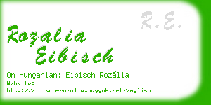 rozalia eibisch business card